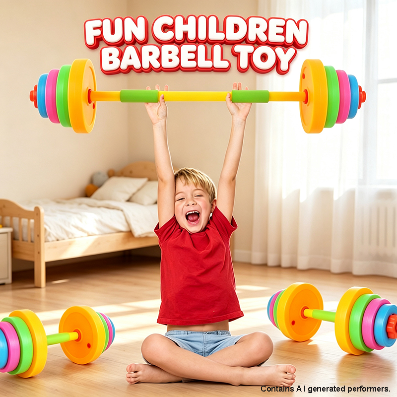 Sports Equipment Warehouse - Kids Adjustable-weight Dumbbell Barbell Toy Fitness