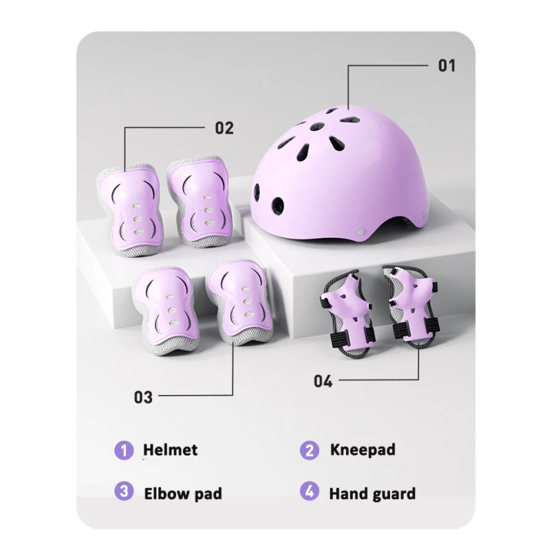 6/7 Pcs Set Children Protectiv - Sports Equipment 7 Year Old 评论和价格