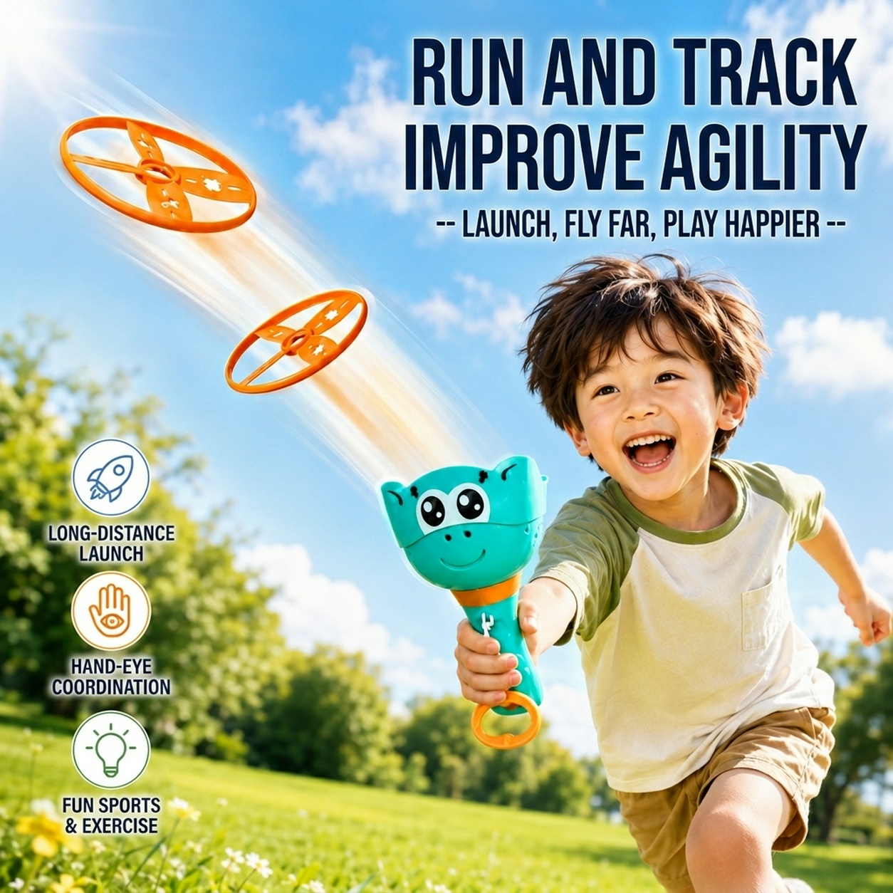 Mquduo Flying Disc Catapult La - Sports Equipment For Kindergarten 评论和价格